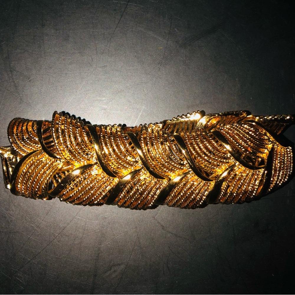 Vintage Napier Signed Gold Tone Women's Link Bracelet